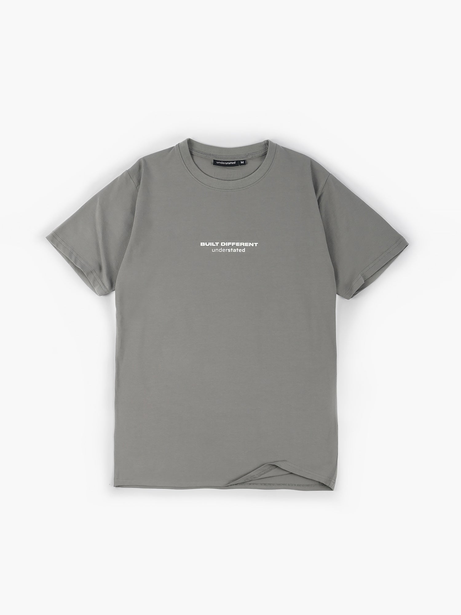 Built Different / Regular T-Shirt (Stone Gray)
