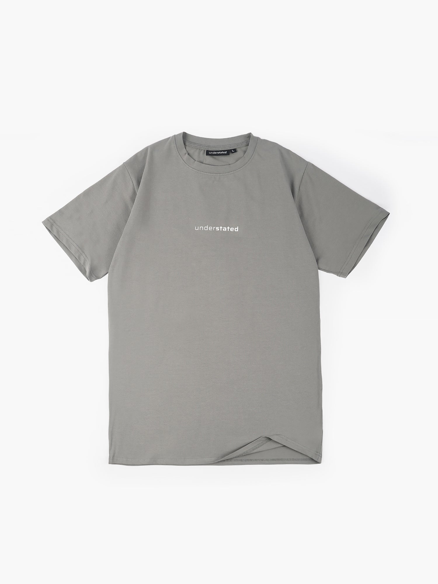 Understated / Regular T-Shirt (Stone Gray)
